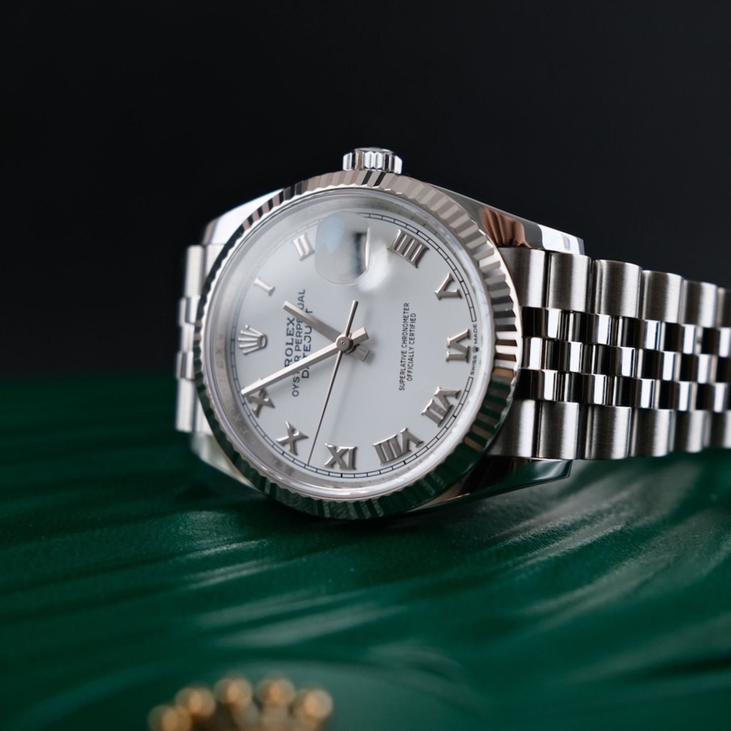 Rolex Datejust 36 126234 (2020) - White dial 36 mm Steel case (1/8)