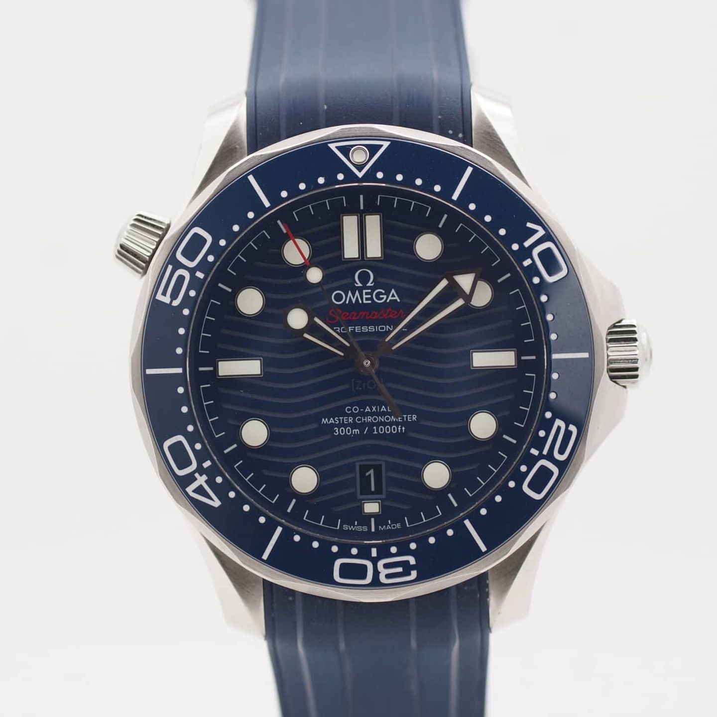 Omega Seamaster Diver 300 M 210.32.42.20.03.001 (2020) - Blue dial 42 mm Steel case (1/8)