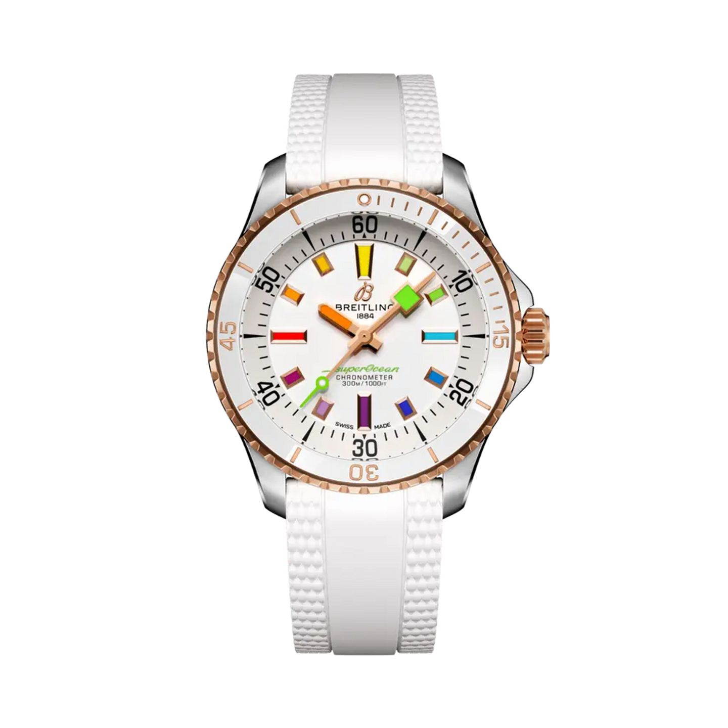 Breitling Superocean 36 U17377211A1S1 (2025) - White dial 37 mm Ceramic case (1/1)