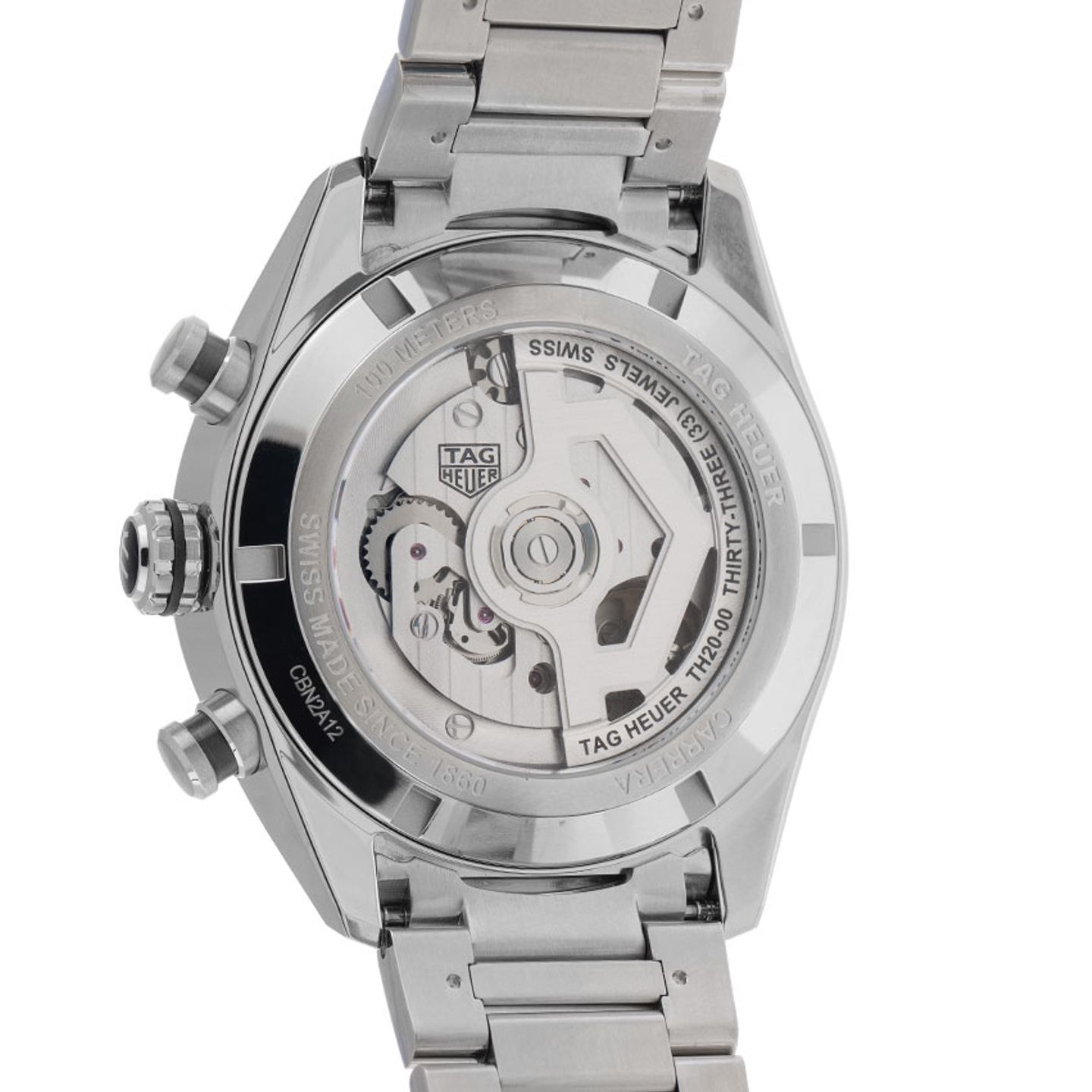 TAG Heuer Carrera CBN2A12.BA0643 (2025) - Black dial 44 mm Steel case (6/7)