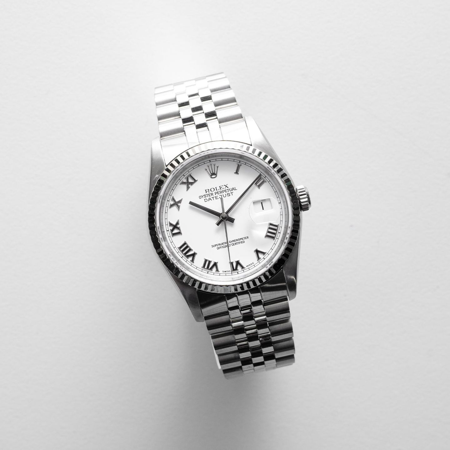 Rolex Datejust 36 16234 (1988) - White dial 36 mm Steel case (3/6)