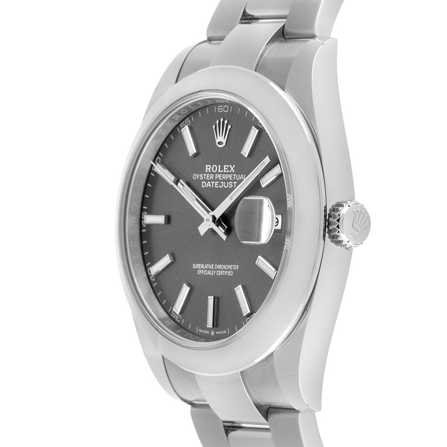 Rolex Datejust 41 126300 (2021) - Grijs wijzerplaat 41mm Staal (4/7)