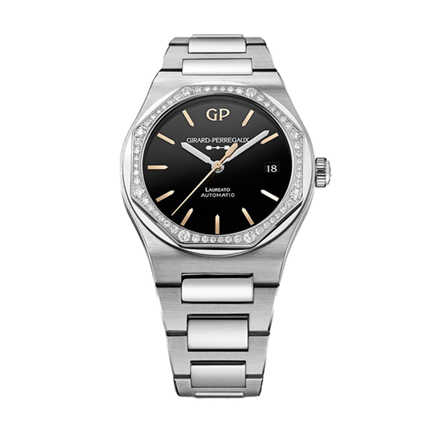 Girard-Perregaux Laureato 81005D11A631-11A (2026) - Black dial 38 mm Steel case (1/1)