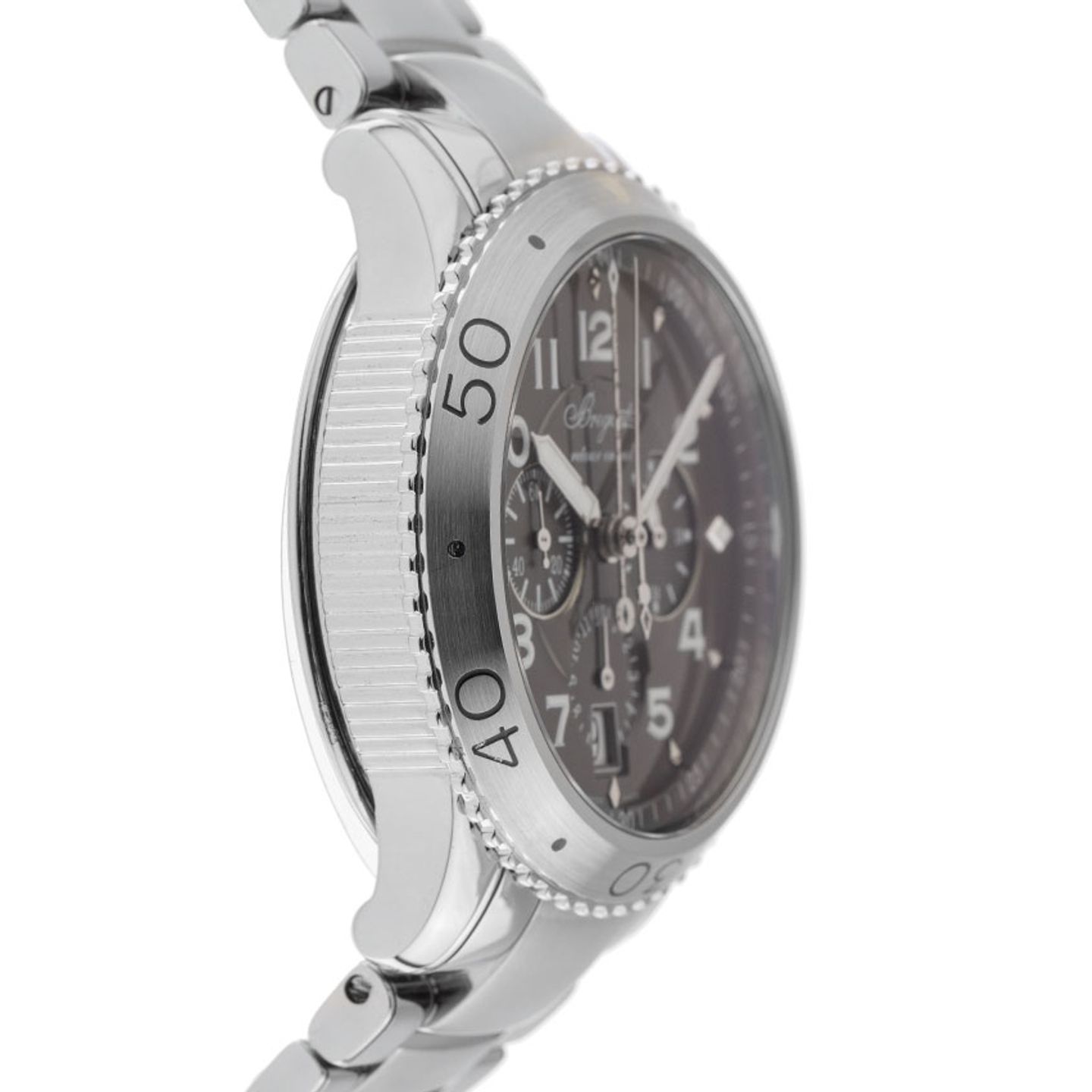 Breguet Type XX - XXI - XXII 3810ST (2006) - Grey dial 42 mm Steel case (5/8)