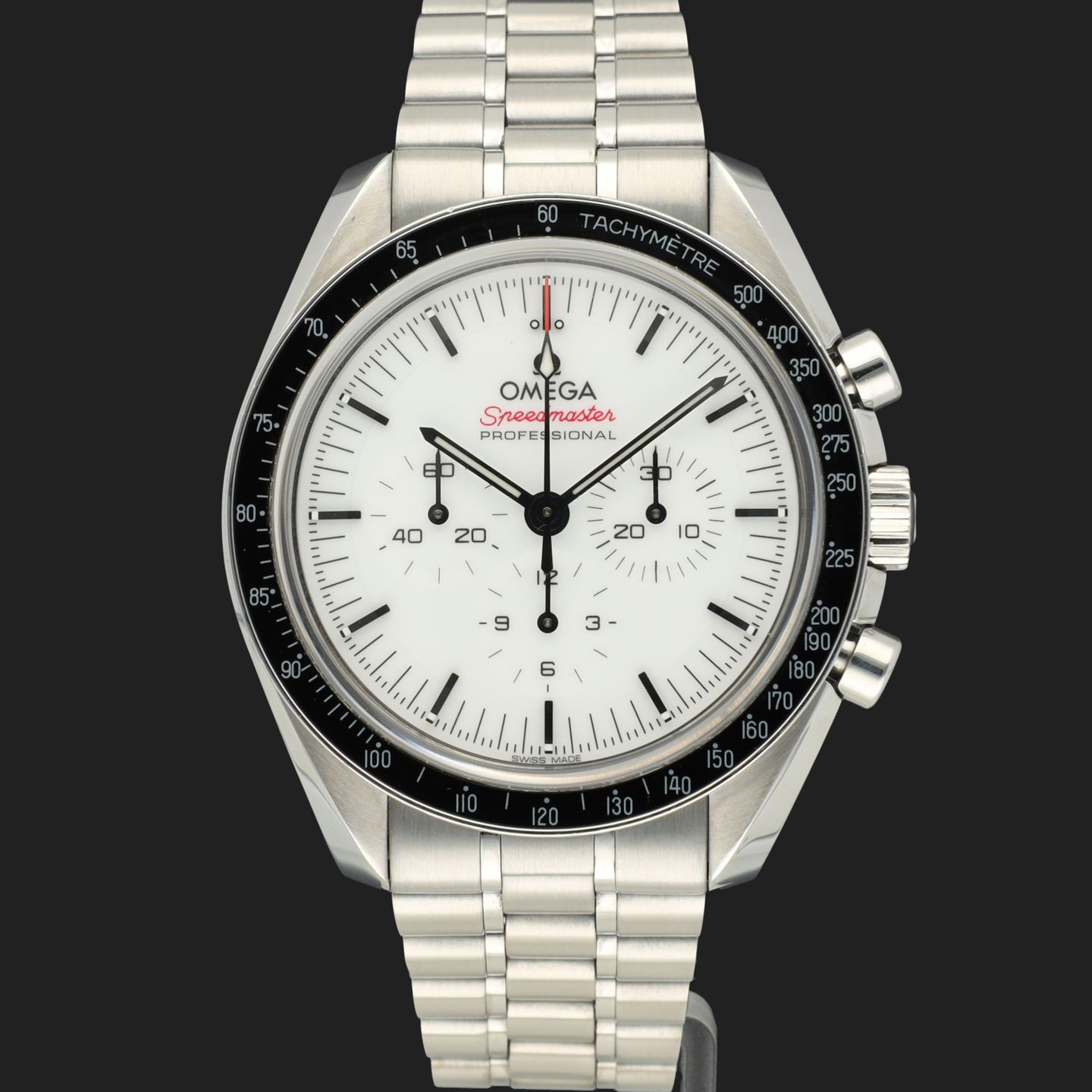 Omega Speedmaster Professional Moonwatch 310.30.42.50.04.001 (2025) - Wit wijzerplaat 42mm Staal (2/8)
