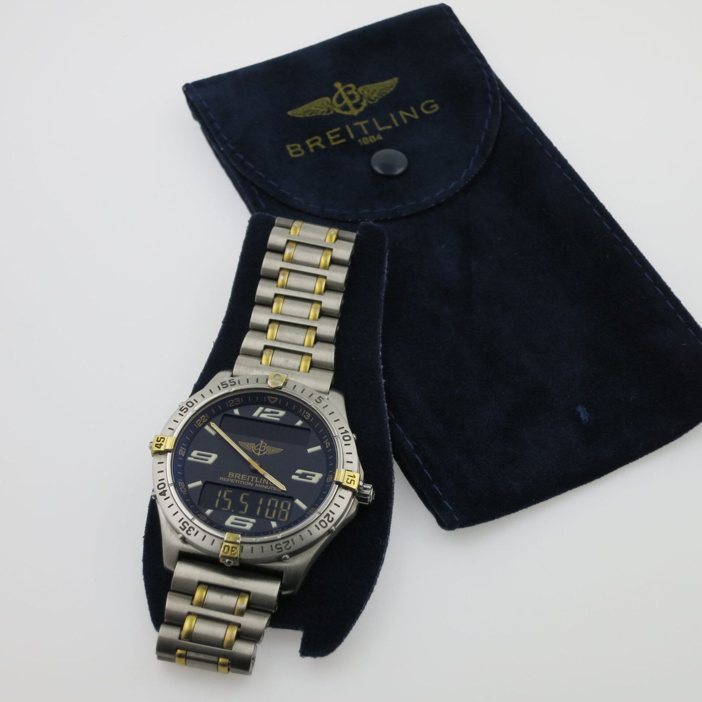 Breitling Aerospace F65362 (2000) - Grijs wijzerplaat 40mm Titanium (4/4)