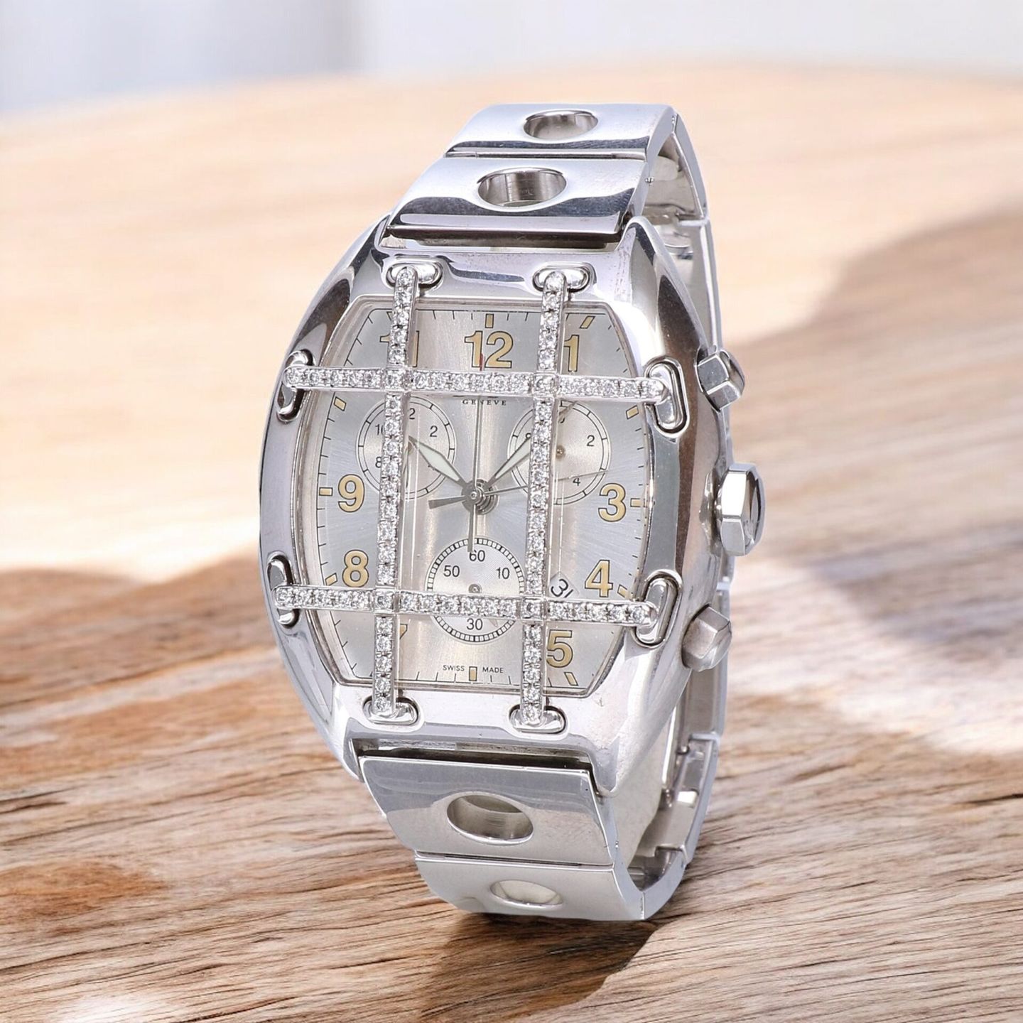 Van Der Bauwede Magnum Unknown (2002) - Zilver wijzerplaat 34mm Zilver (1/8)