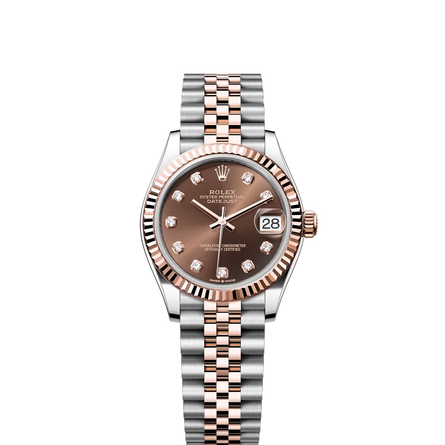 Rolex Datejust 31 278271 (2024) - Bruin wijzerplaat 31mm Staal (1/1)