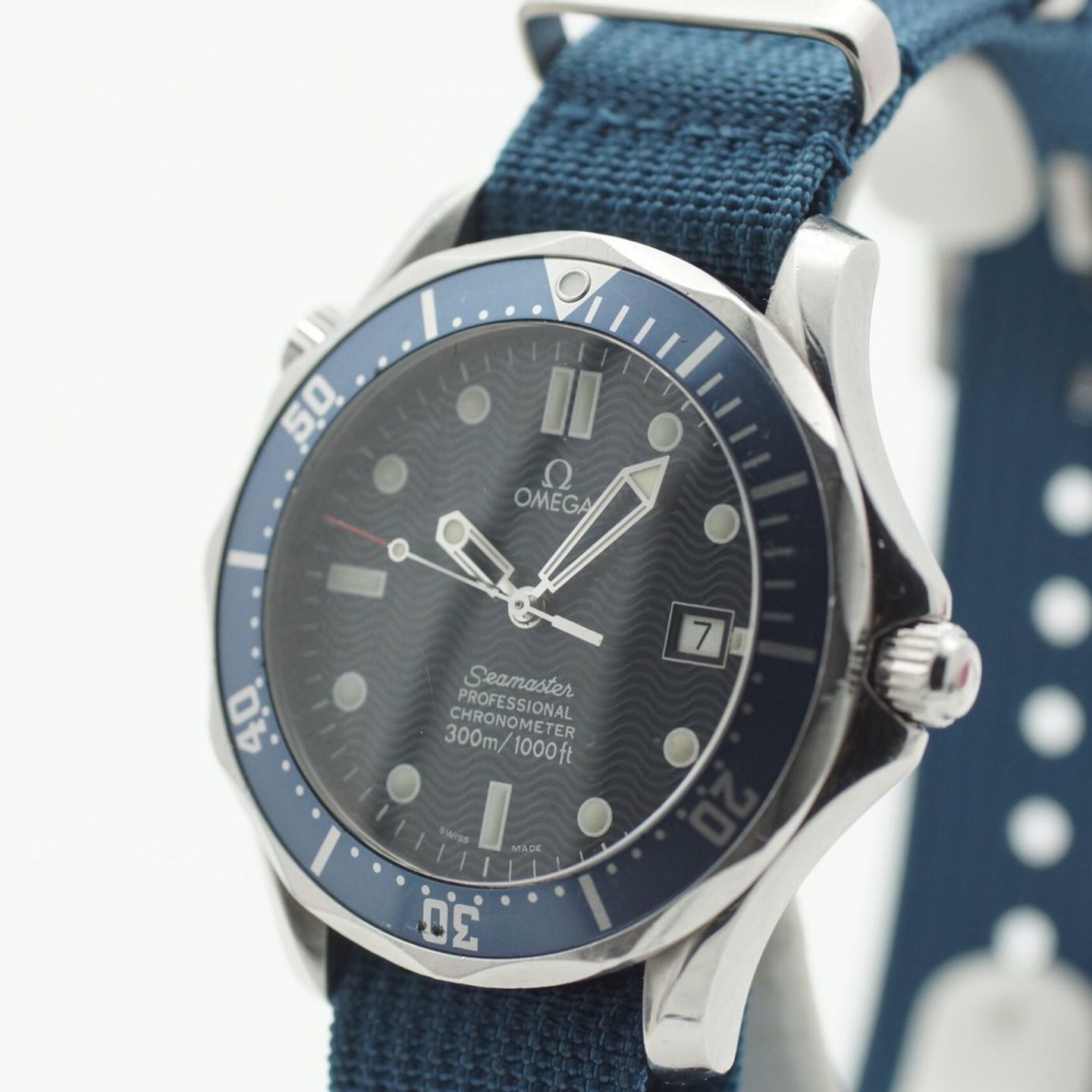 Omega Seamaster Diver 300 M 2531.80.00 (2000) - Blue dial 41 mm Steel case (3/8)