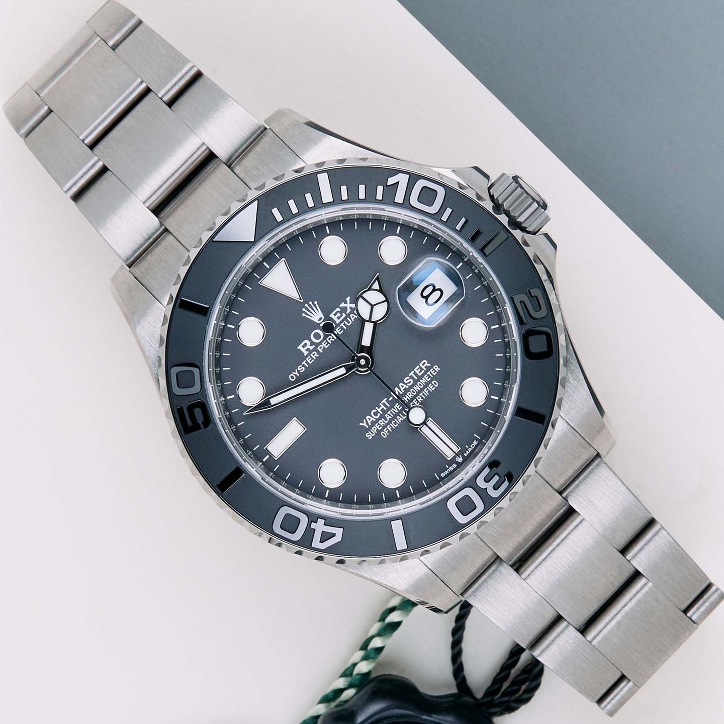 Rolex Yacht-Master 42 226627 (2026) - Black dial 42 mm Titanium case (1/8)