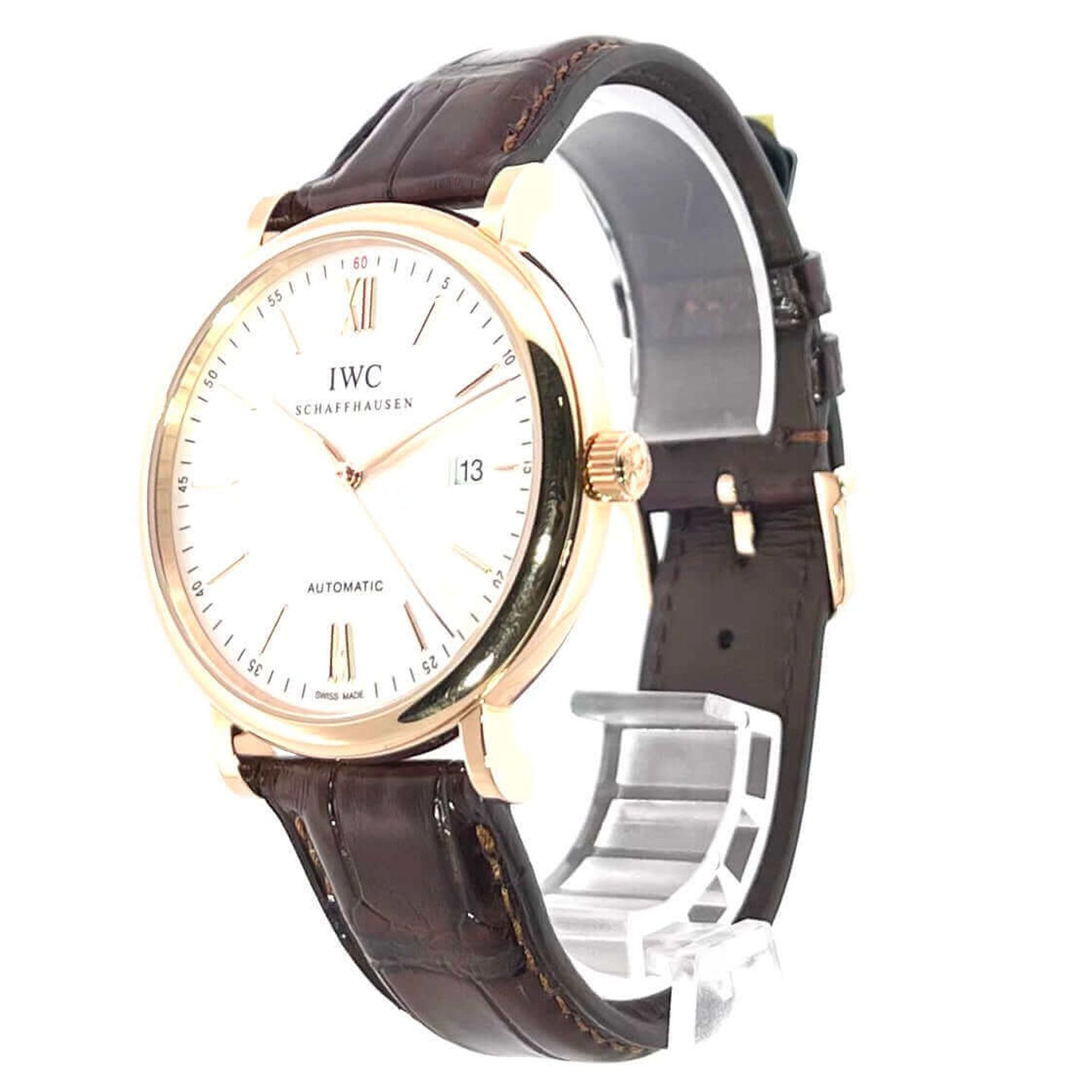 IWC Portofino Automatic IW356504 (2025) - Silver dial 40 mm Red Gold case (3/8)