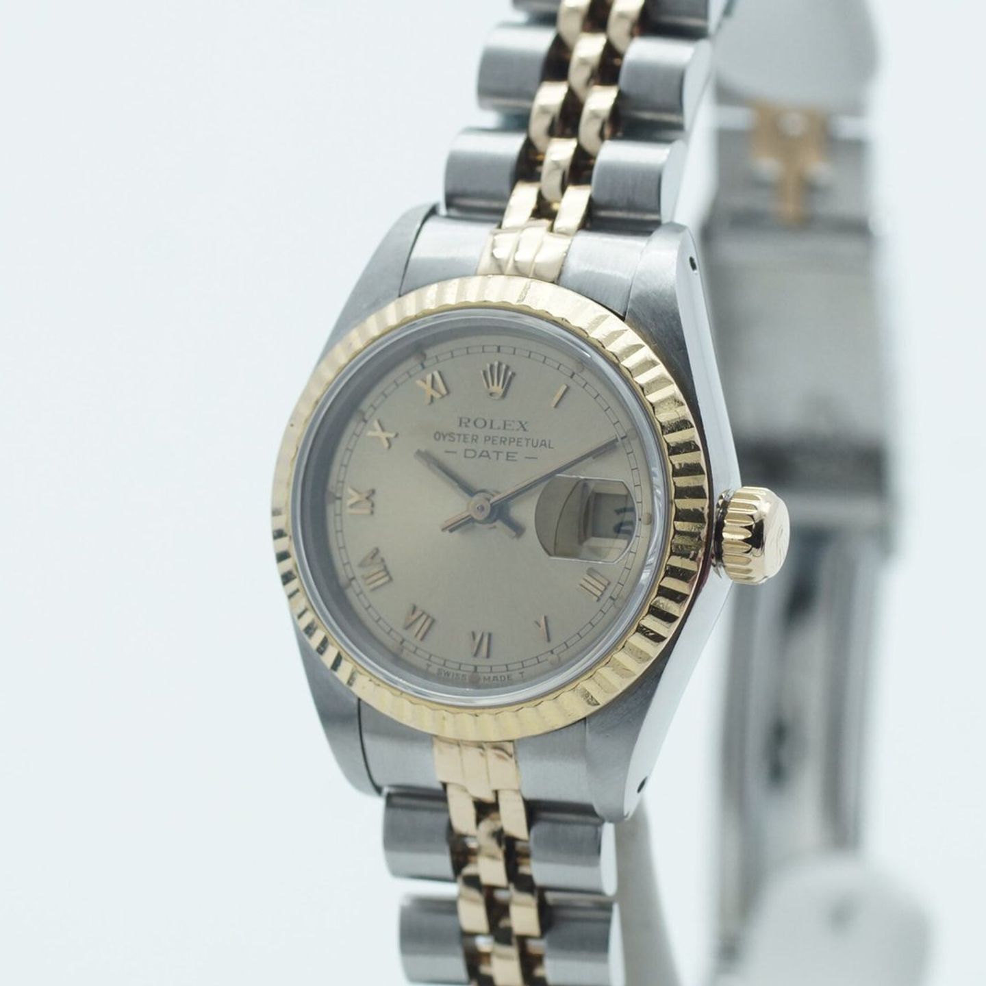 Rolex Lady-Datejust 69173 (1985) - 26mm Goud/Staal (3/8)