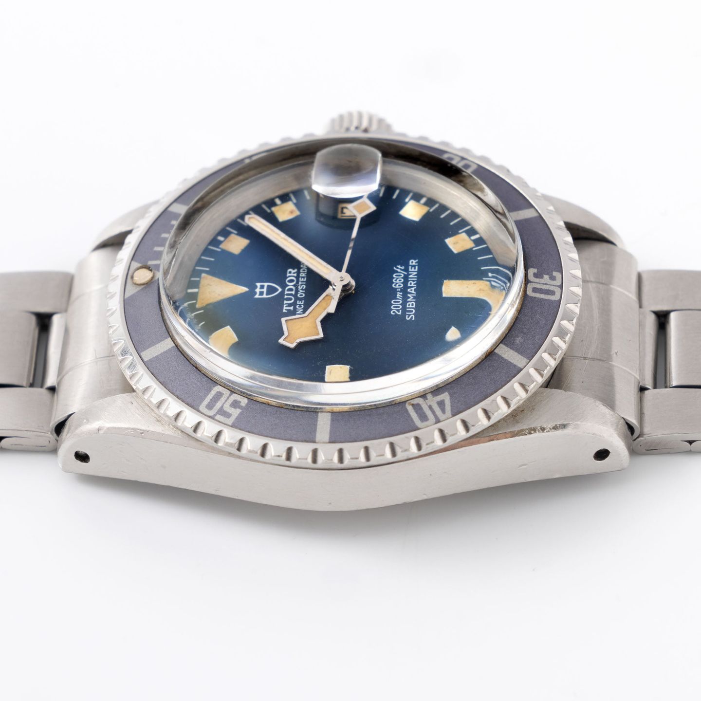 Tudor Submariner 9411/0 (1976) - Zwart wijzerplaat 40mm Staal (5/8)