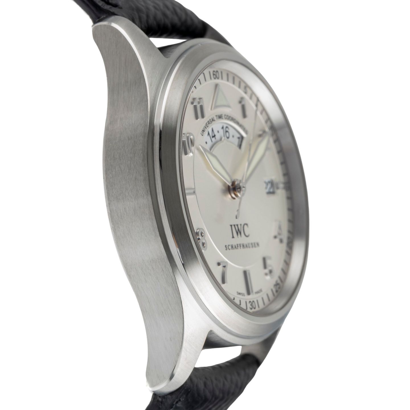 IWC Pilot Spitfire UTC IW325107 (2007) - Zilver wijzerplaat 39mm Staal (7/8)