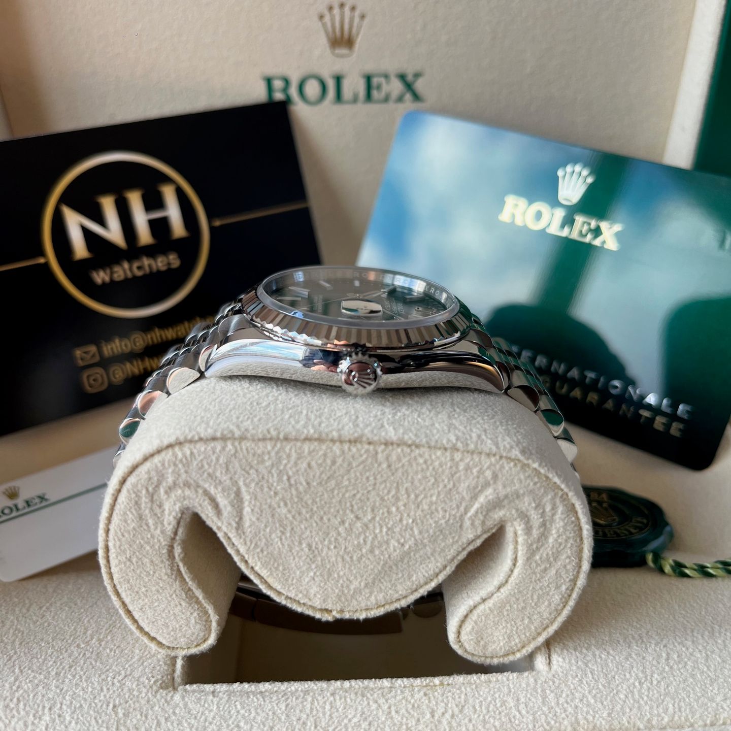 Rolex Datejust 36 126234 (2023) - Groen wijzerplaat 36mm Staal (5/8)