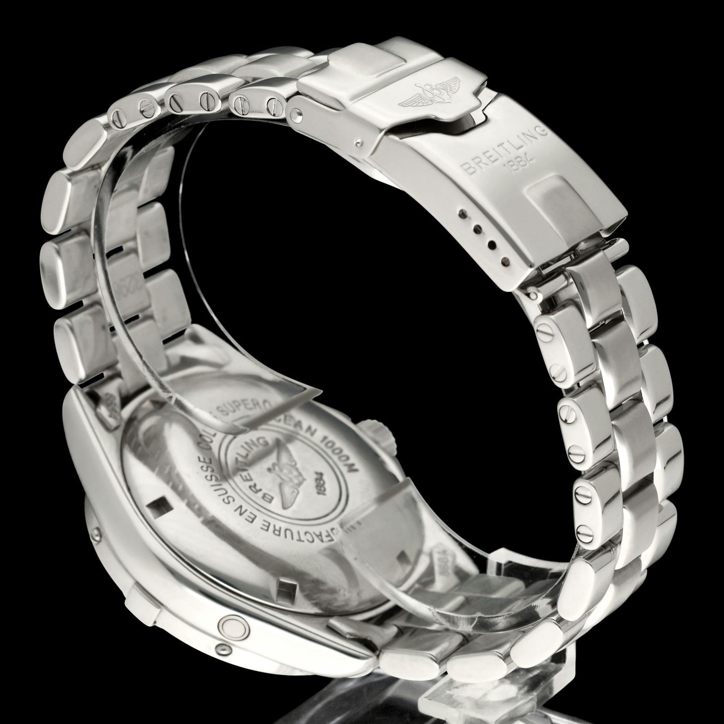 Breitling Superocean A17040 (1999) - Blauw wijzerplaat 41mm Staal (8/8)