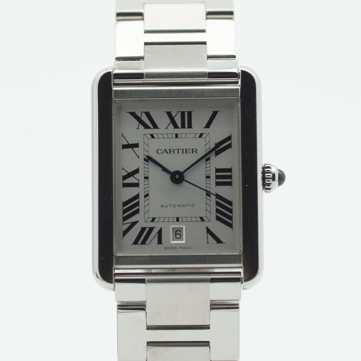 Cartier Tank Solo W5200028 (2016) - Silver dial 31 mm Steel case (3/8)
