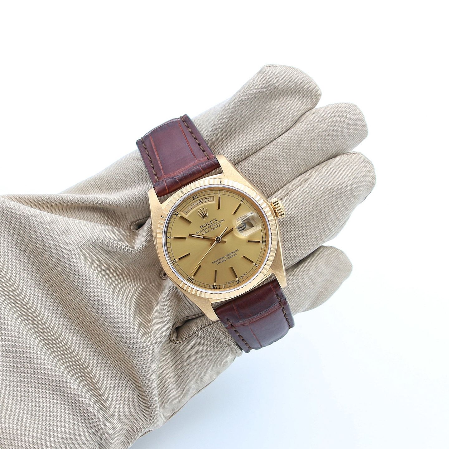 Rolex Day-Date 36 18038 (Unknown (random serial)) - 36 mm Yellow Gold case (4/6)