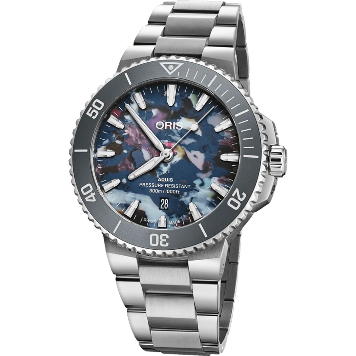 Oris Aquis Date 01 733 7789 4150 07 8 23 04PEB (2026) - Multi-colour dial 44 mm Steel case (1/1)