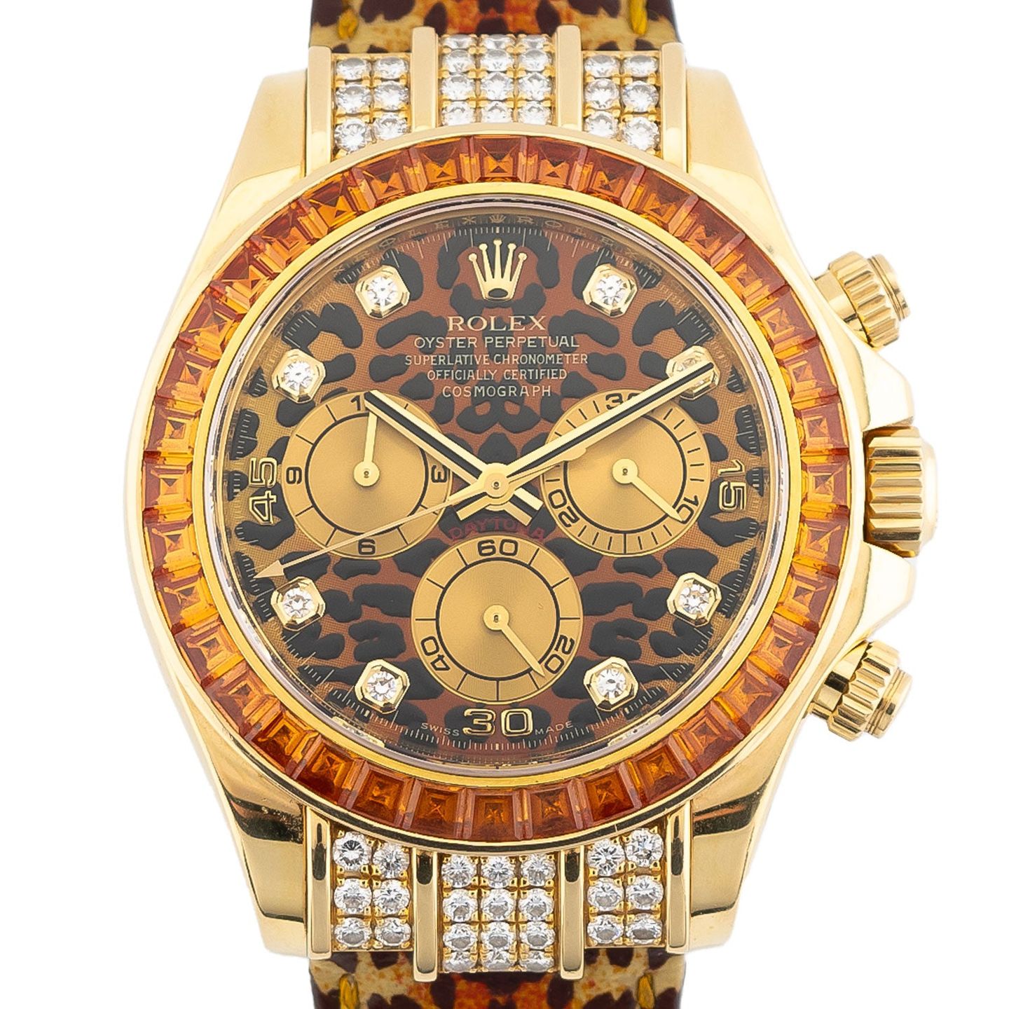 Rolex Daytona 116598RBOW (2007) - Black dial 40 mm Yellow Gold case (2/8)