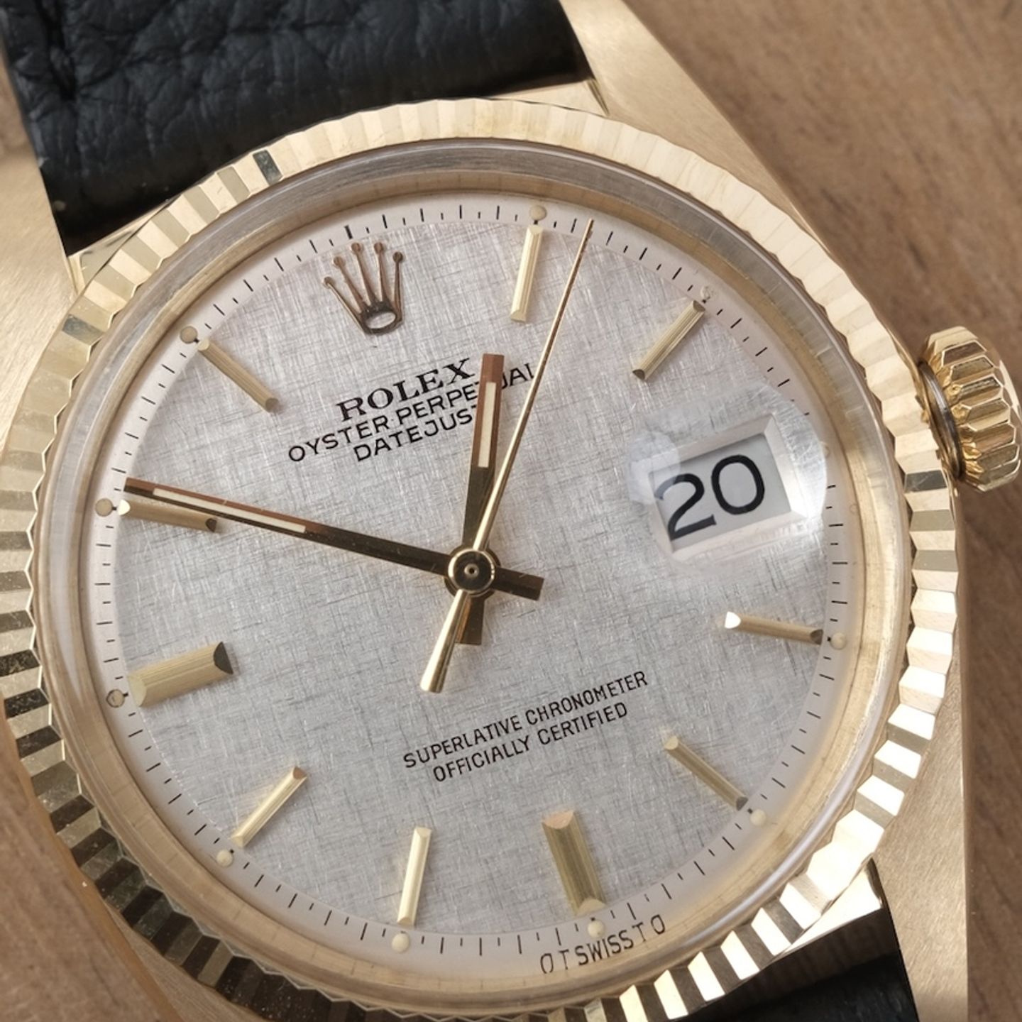 Rolex Datejust 1601 (1971) - 36 mm Yellow Gold case (2/8)