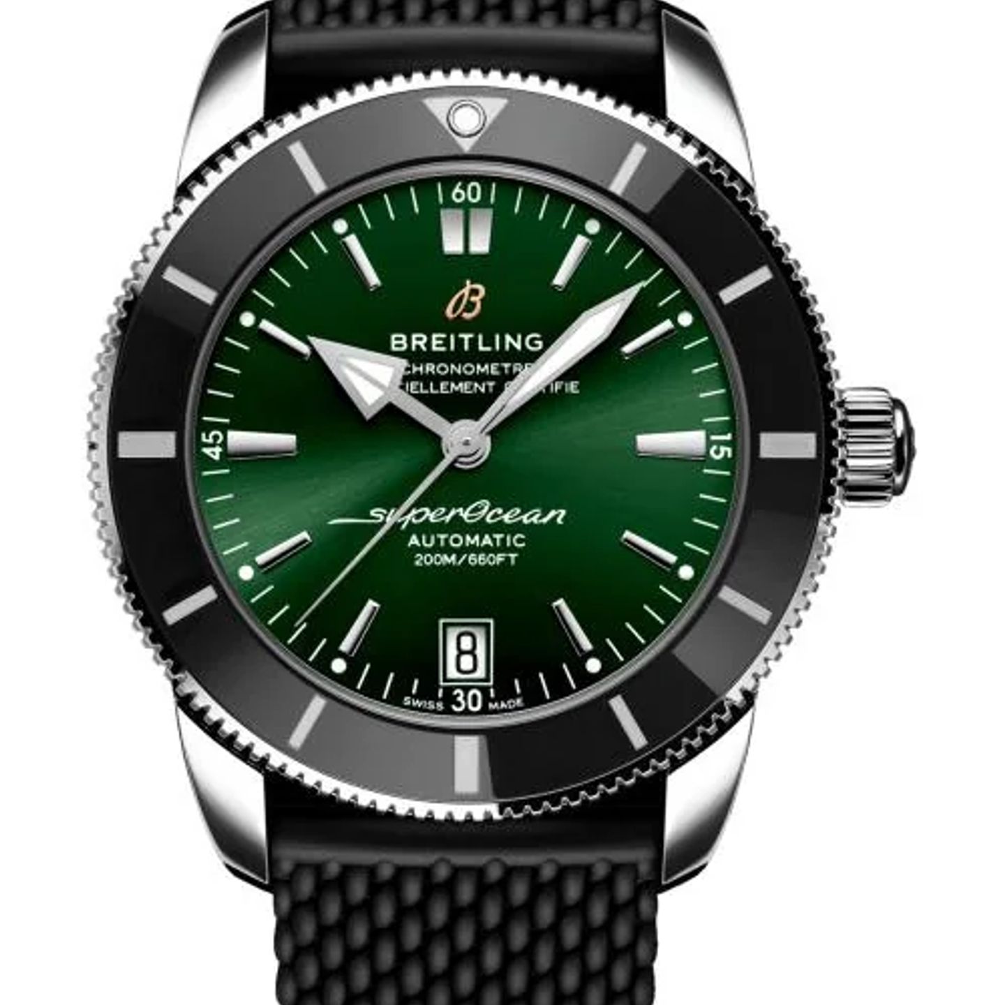 Breitling Superocean Heritage II 42 AB2010121L1S1 (2026) - Groen wijzerplaat 42mm Staal (1/1)