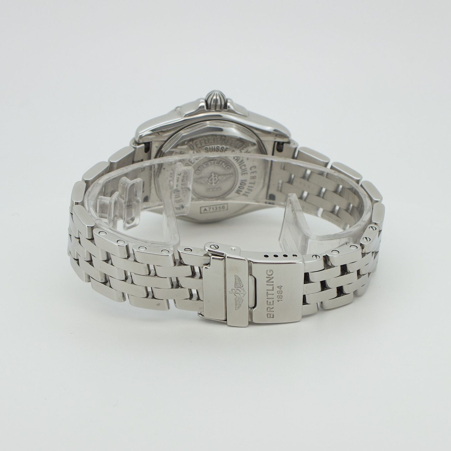 Breitling Cockpit Lady A71356 (2004) - White dial 32 mm Steel case (7/8)