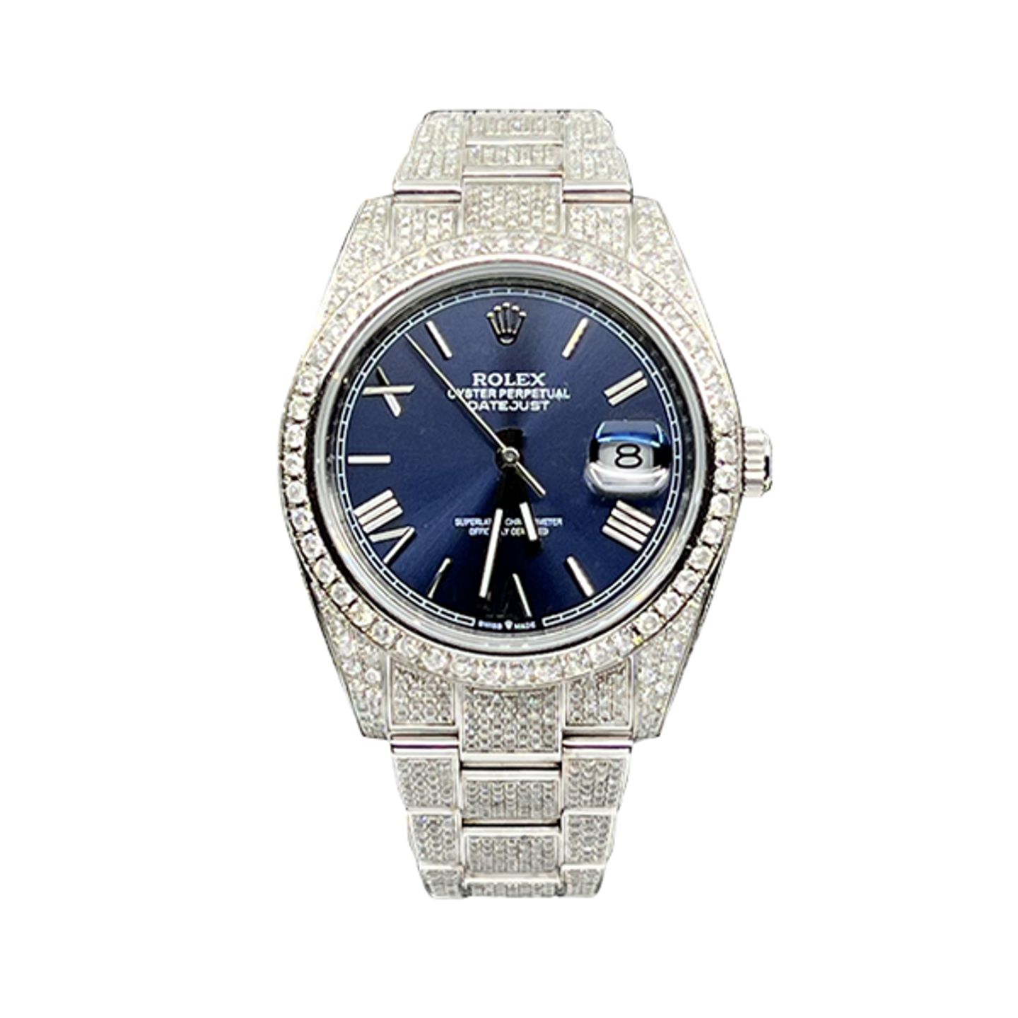 Rolex Datejust 41 126300 (2023) - Blauw wijzerplaat 41mm Staal (1/8)