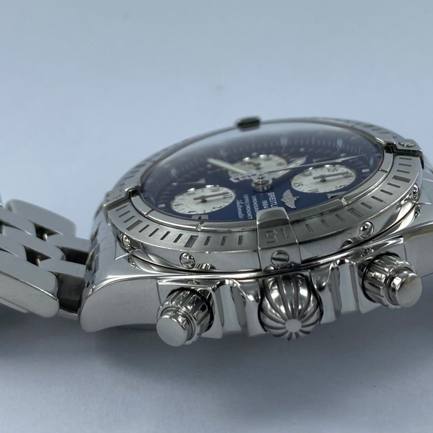 Breitling Chronomat Evolution A13356 (Unknown (random serial)) - Black dial 44 mm Steel case (6/8)