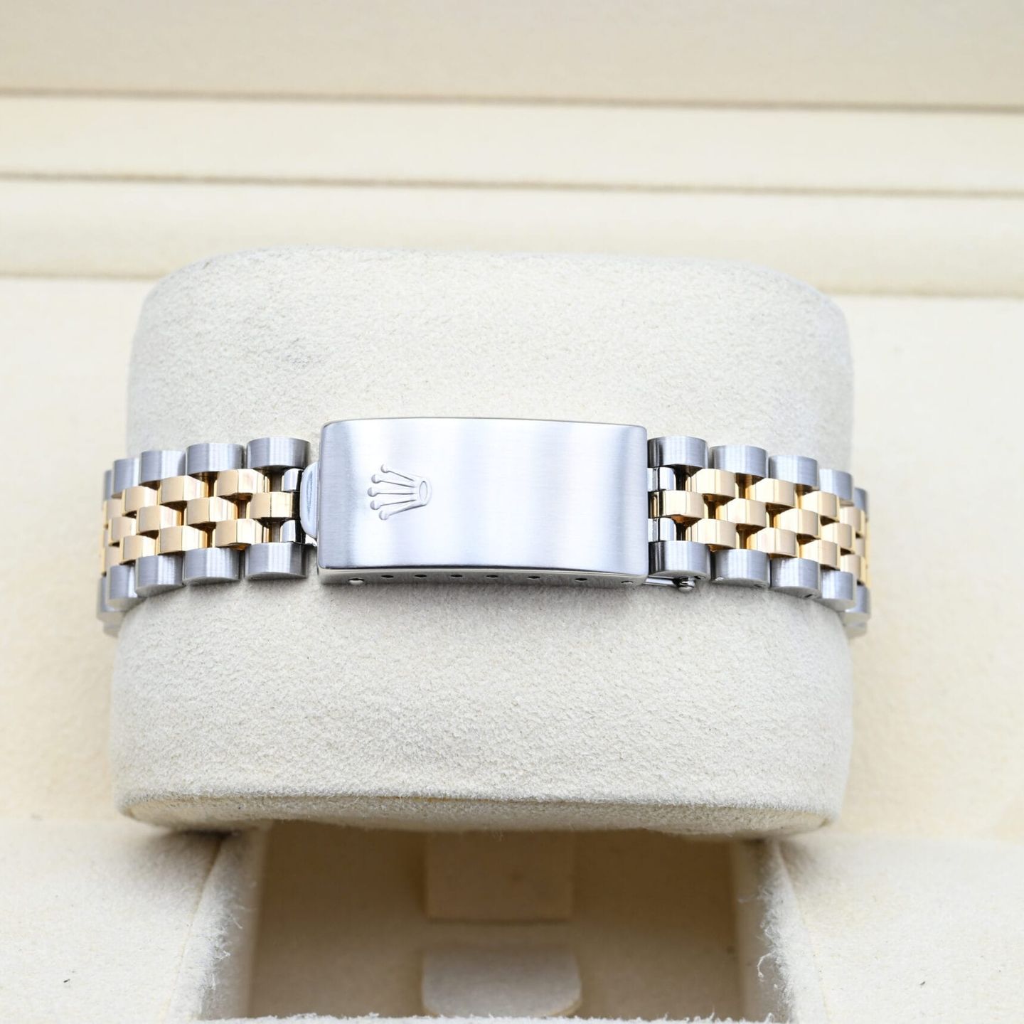 Rolex Datejust 31 68273 (1994) - Blue dial 31 mm Gold/Steel case (6/7)