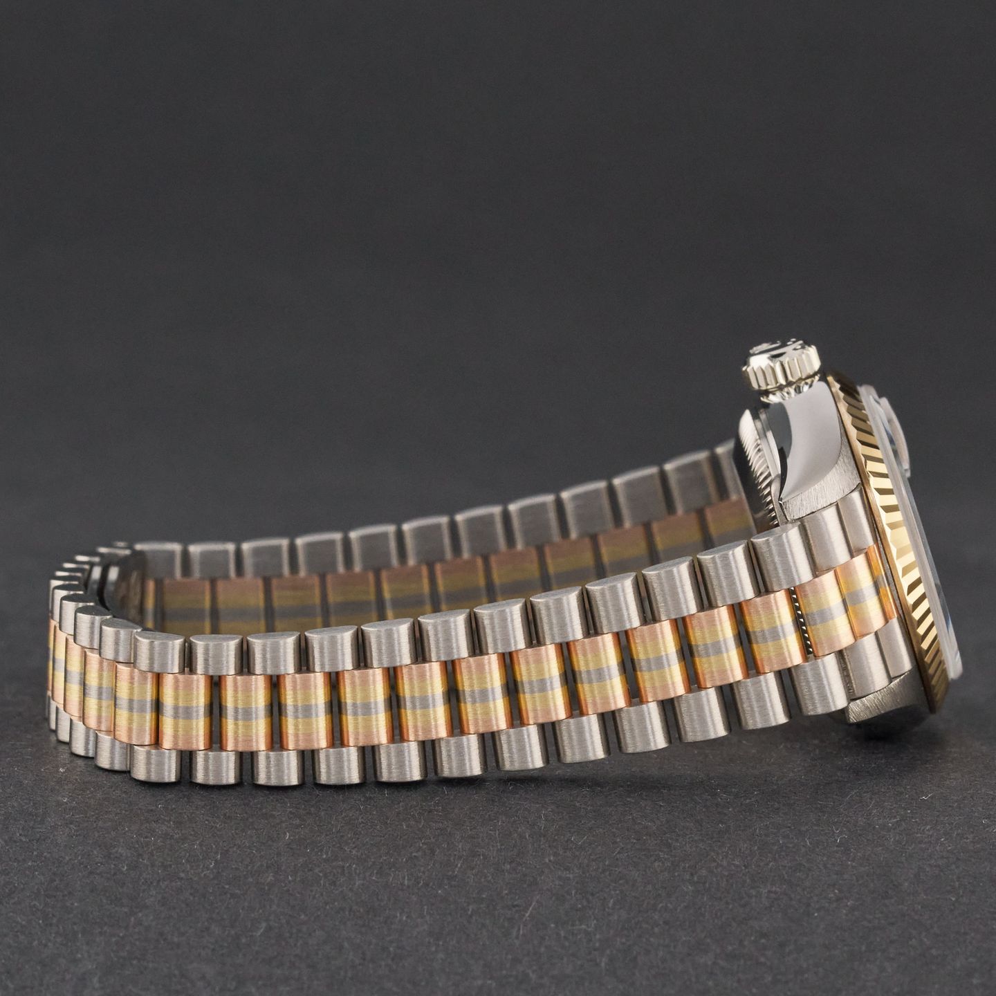 Rolex Lady-Datejust 69179 (1988) - Champagne dial 26 mm White Gold case (6/8)