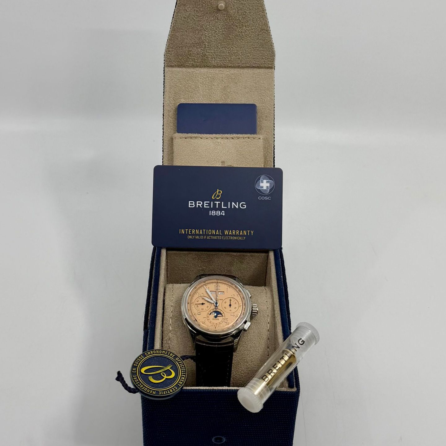 Breitling Premier B25 AB2510201K1P1 (2026) - Rood wijzerplaat 42mm Staal (3/8)