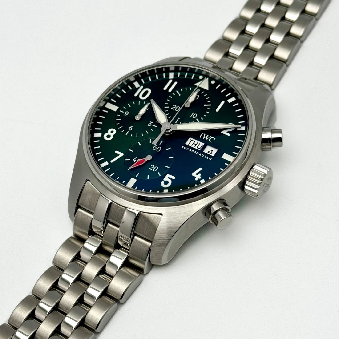 IWC Pilot Chronograph IW388104 (2023) - Blauw wijzerplaat 41mm Staal (5/10)