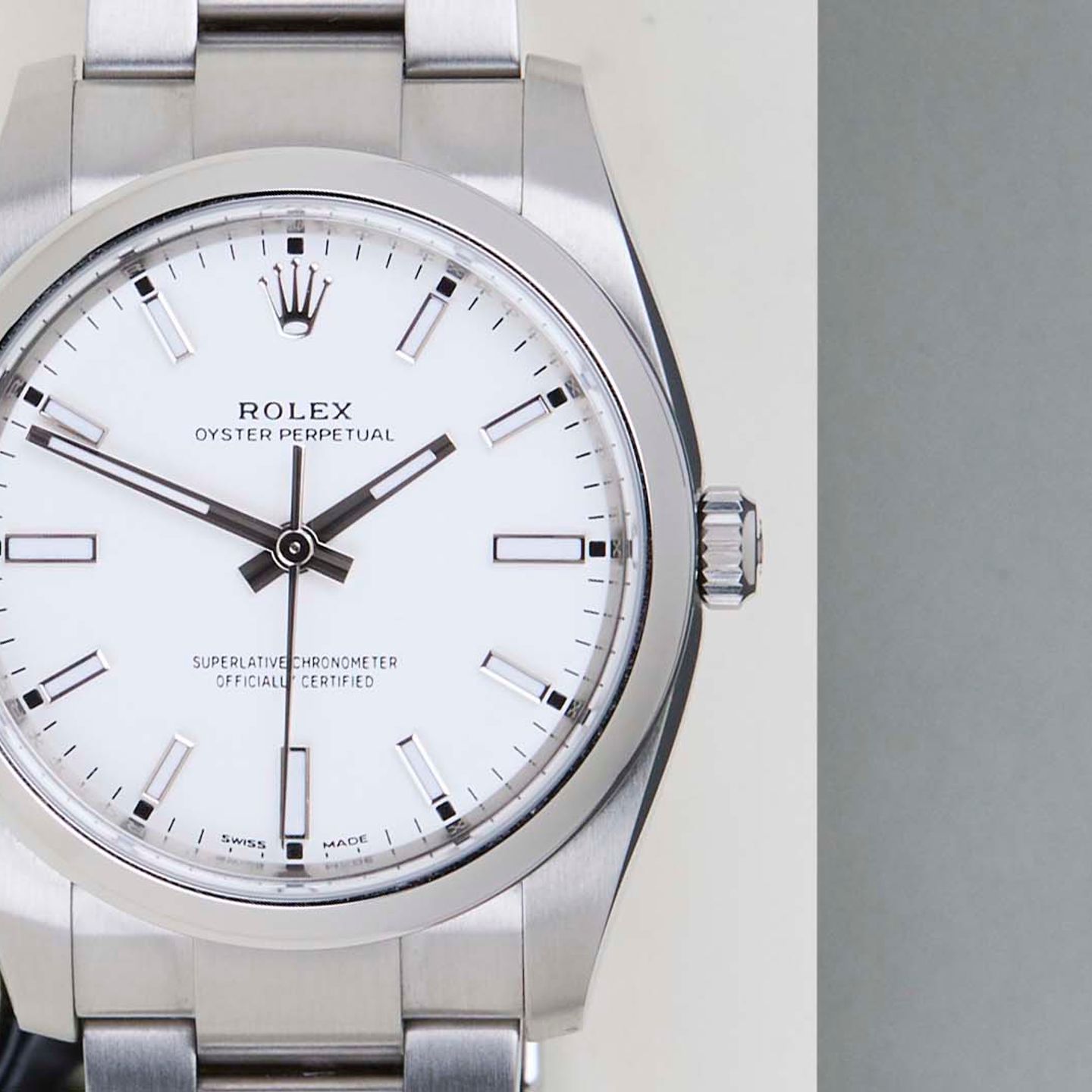 Rolex Oyster Perpetual 34 114200 (2019) - 34mm Staal (5/8)