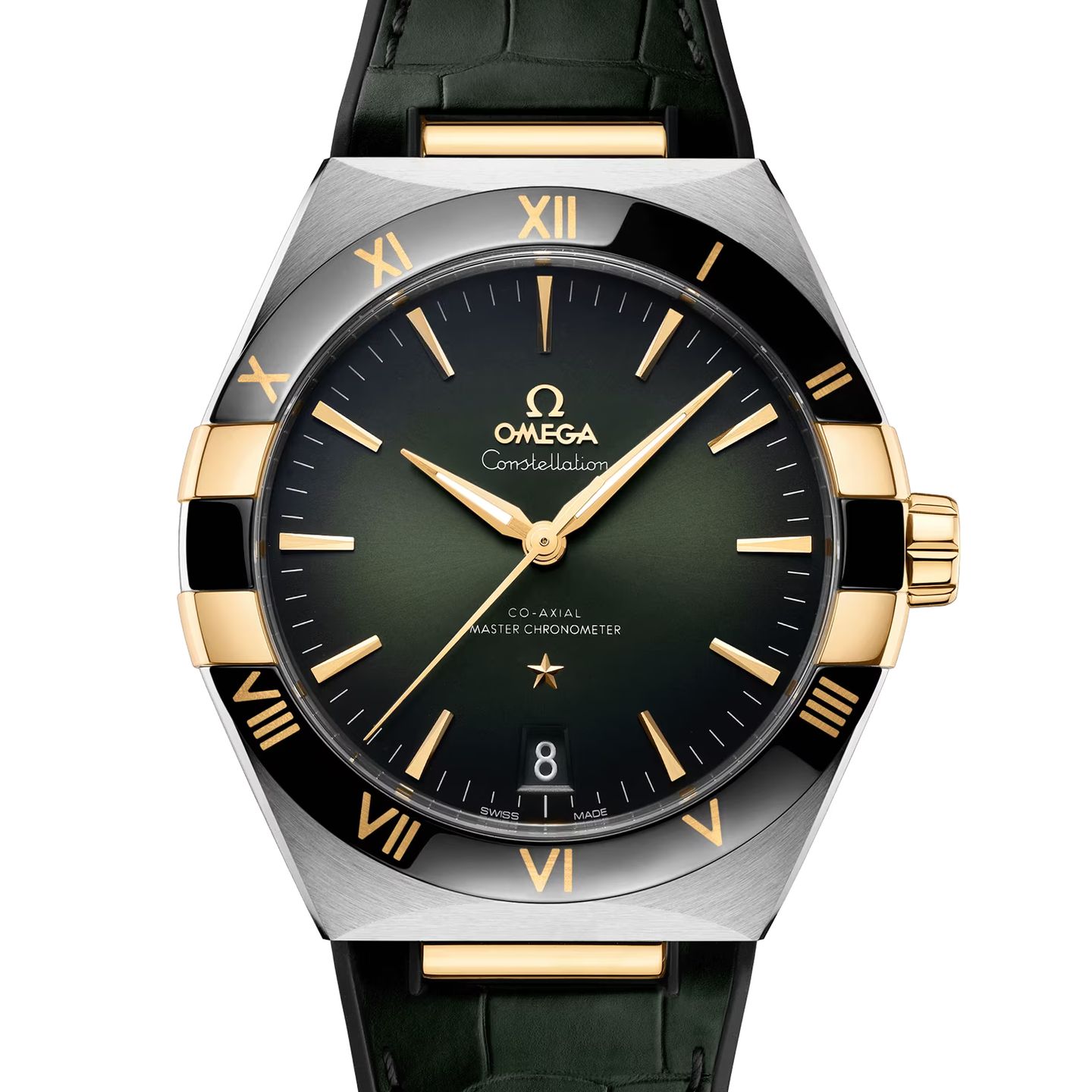 Omega Constellation 131.23.41.21.10.001 (2024) - Groen wijzerplaat 41mm Staal (1/8)