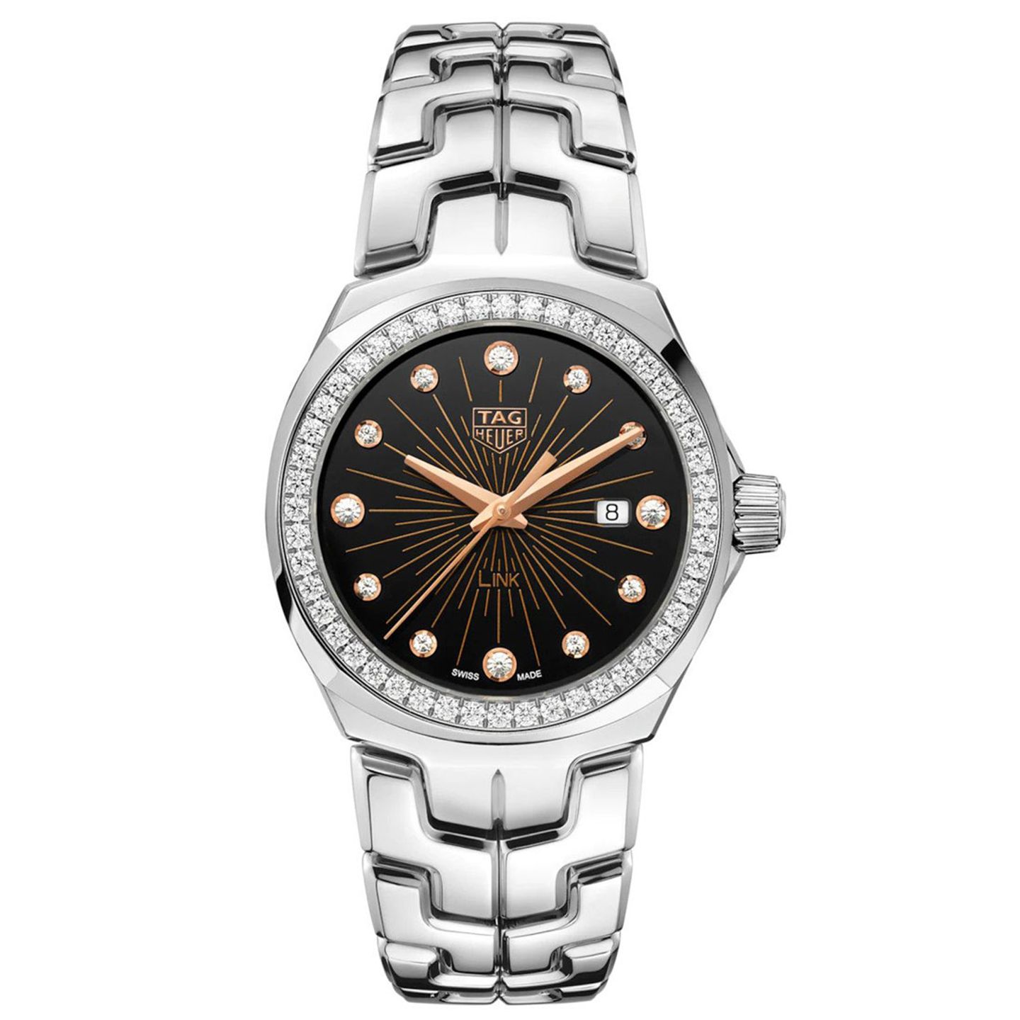 TAG Heuer Link Lady WBC131G.BA0649 (2024) - Zwart wijzerplaat 32mm Staal (3/3)