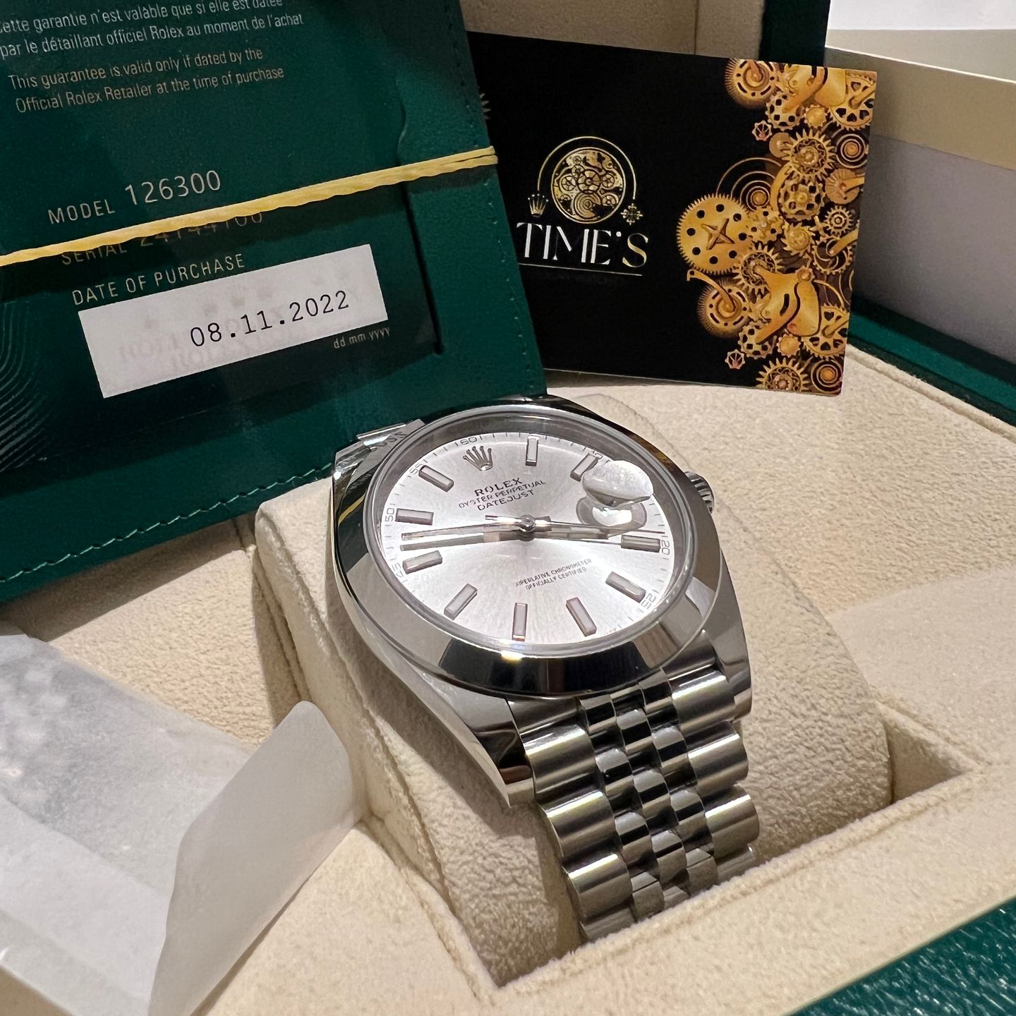 Rolex Datejust 41 126300 (2022) - Silver dial 41 mm Steel case (4/4)