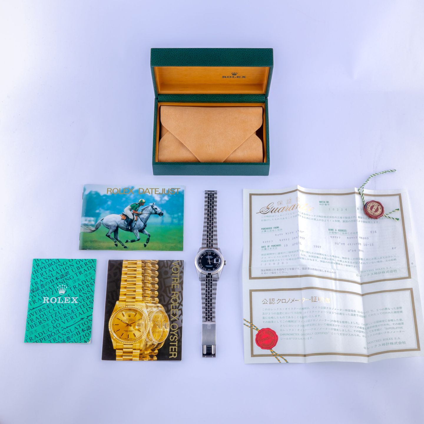 Rolex Datejust 36 16234 (1995) - 36mm Staal (8/8)