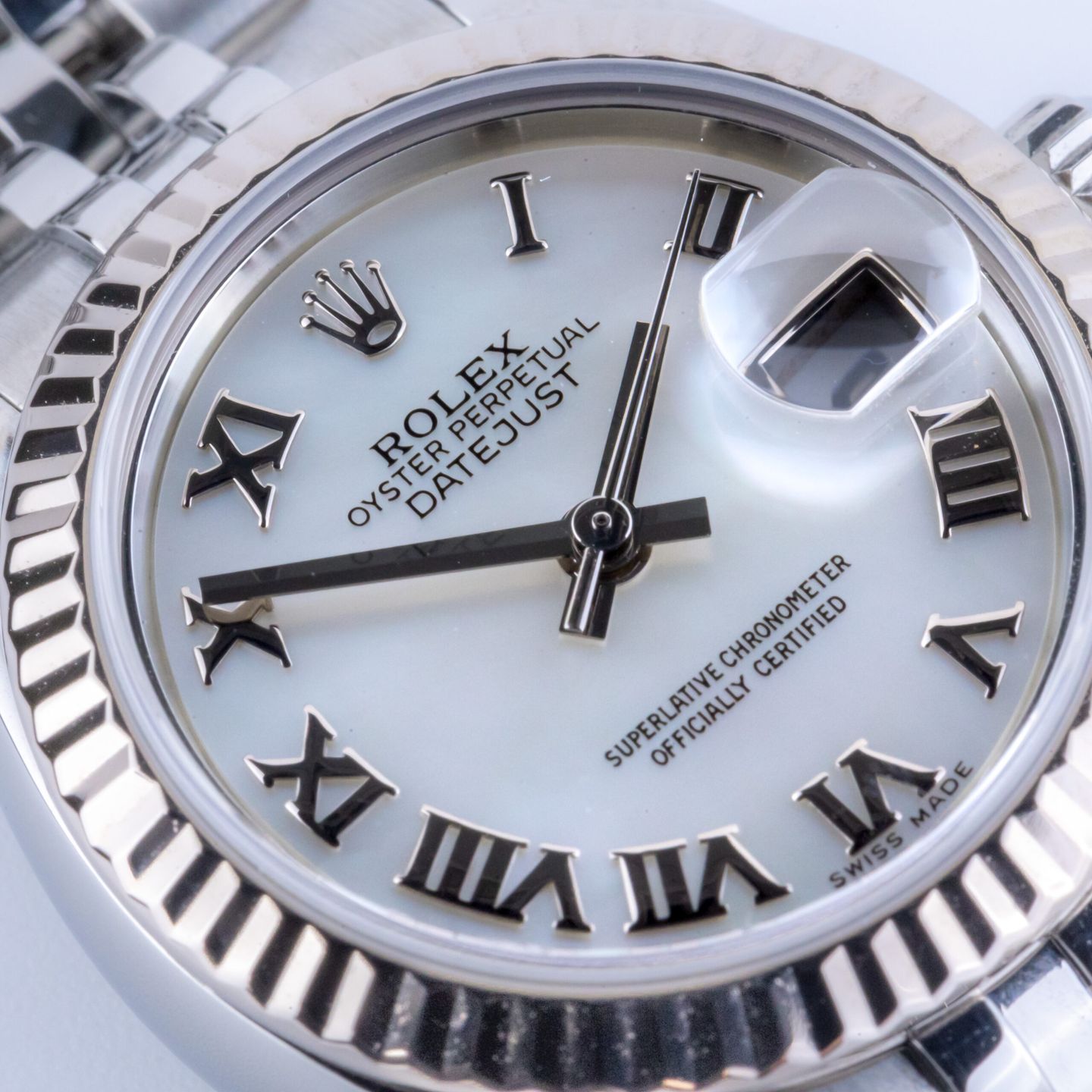 Rolex Lady-Datejust 79173 (2000) - Pearl dial 26 mm Gold/Steel case (2/8)
