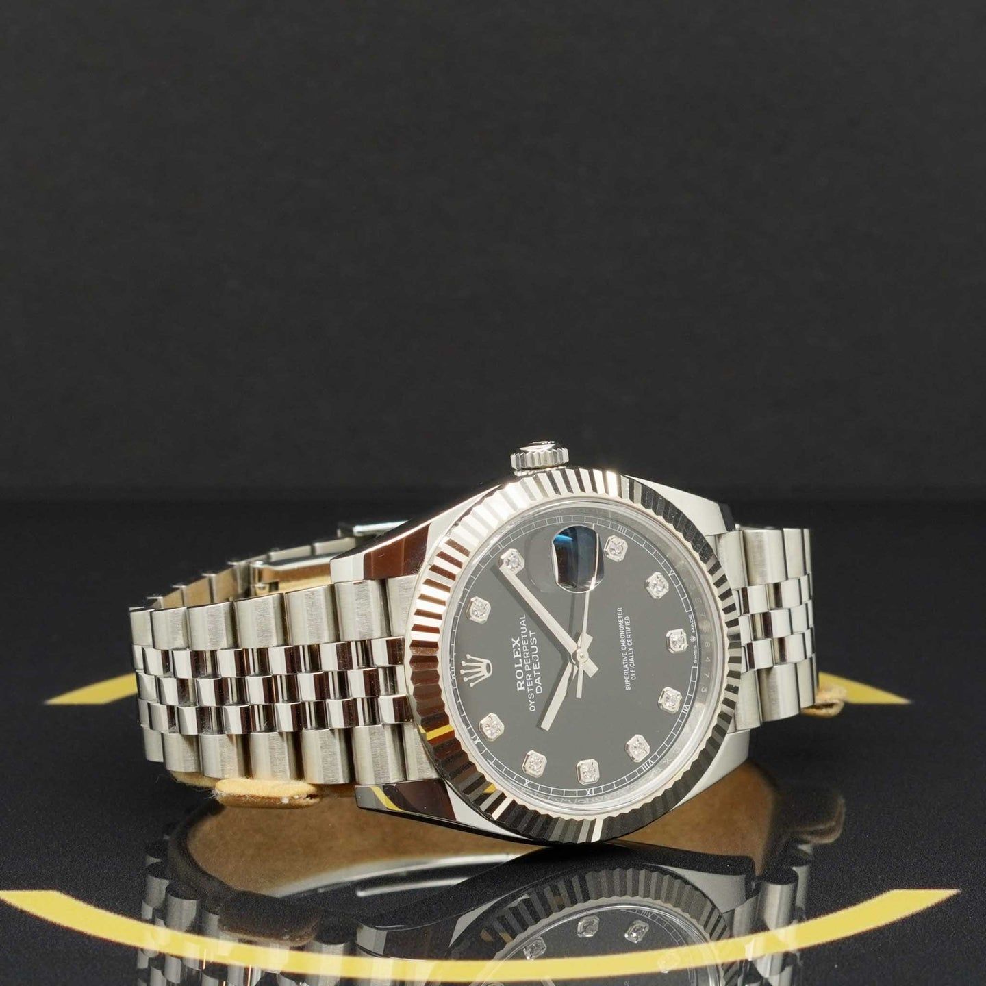 Rolex Datejust 41 126334 (2023) - Zwart wijzerplaat 41mm Staal (5/7)