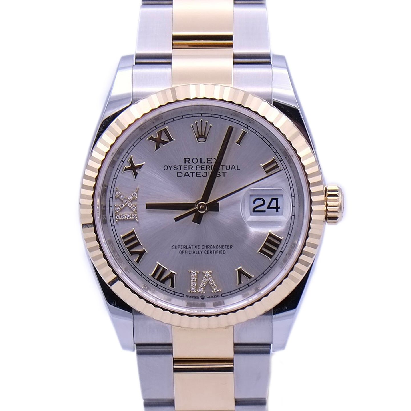 Rolex Datejust 36 126233 (2024) - Silver dial 36 mm Steel case (1/1)