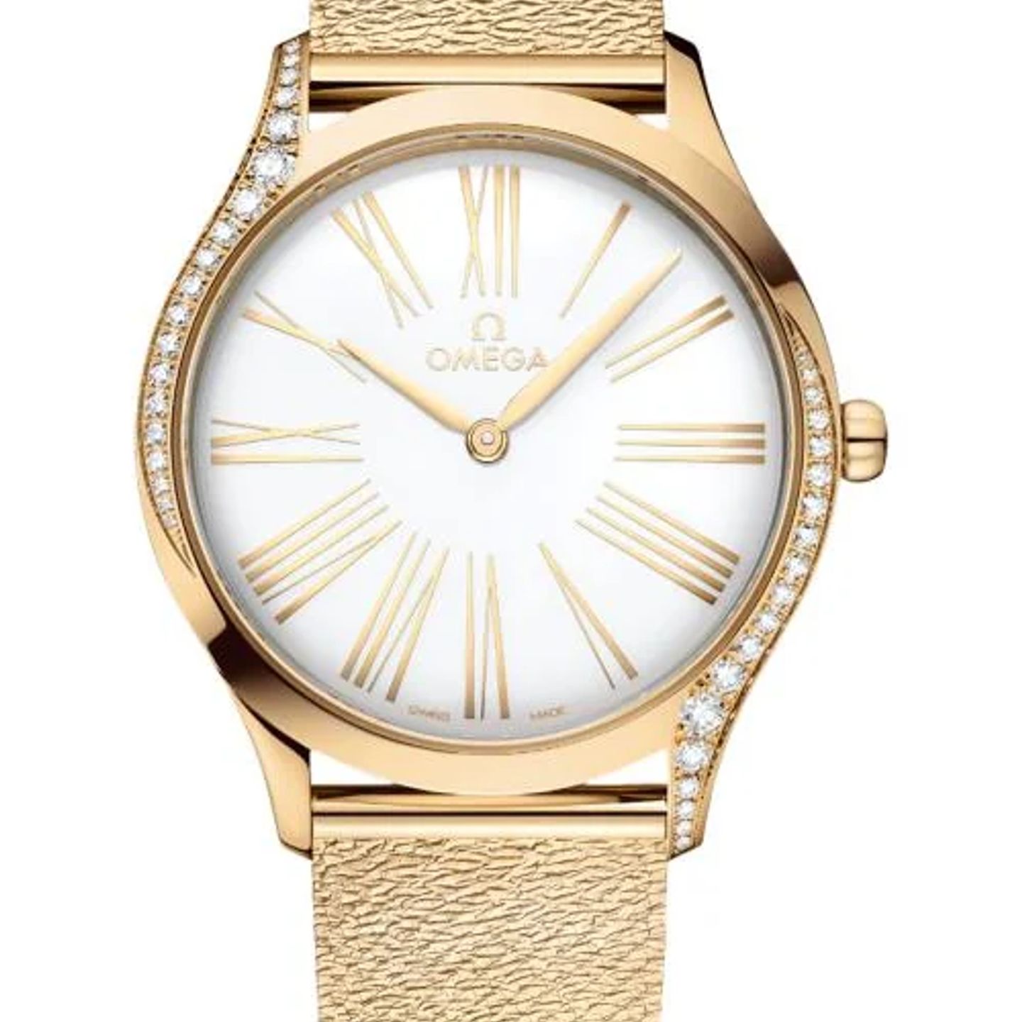 Omega De Ville Trésor 428.55.36.60.04.001 (2026) - White dial 36 mm Yellow Gold case (1/1)