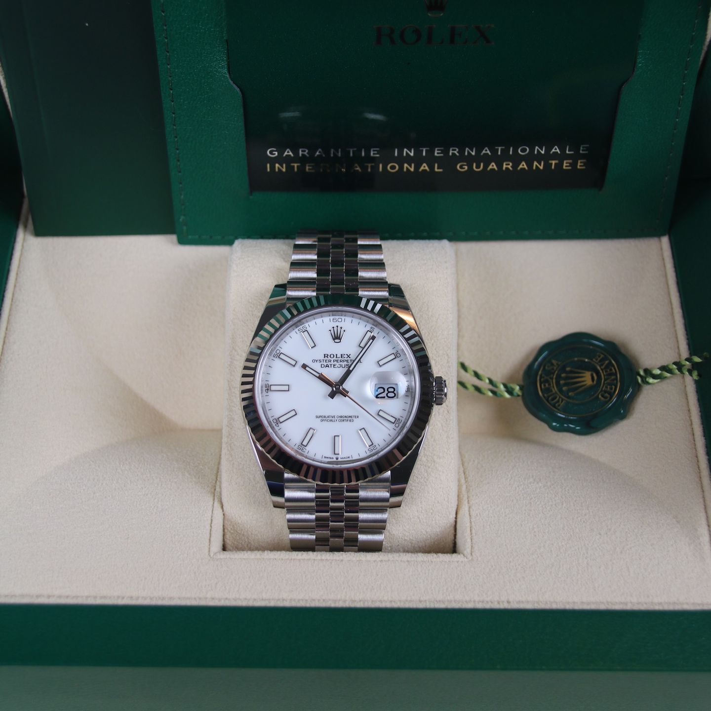 Rolex Datejust 41 126334 (2024) - Wit wijzerplaat 41mm Staal (6/7)