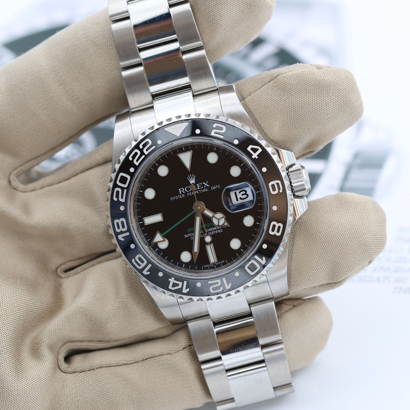Rolex GMT-Master II 116710LN (Unknown (random serial)) - Black dial 40 mm Steel case (4/8)