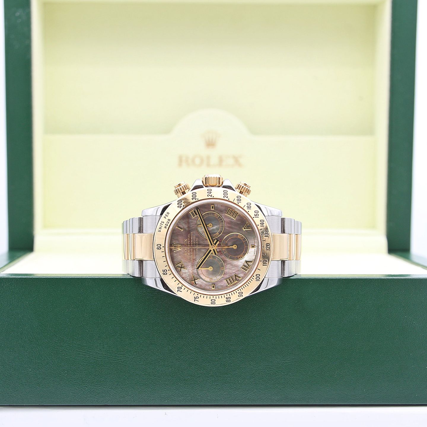 Rolex Daytona 116523 (Onbekend (willekeurig serienummer)) - 40mm Goud/Staal (2/6)