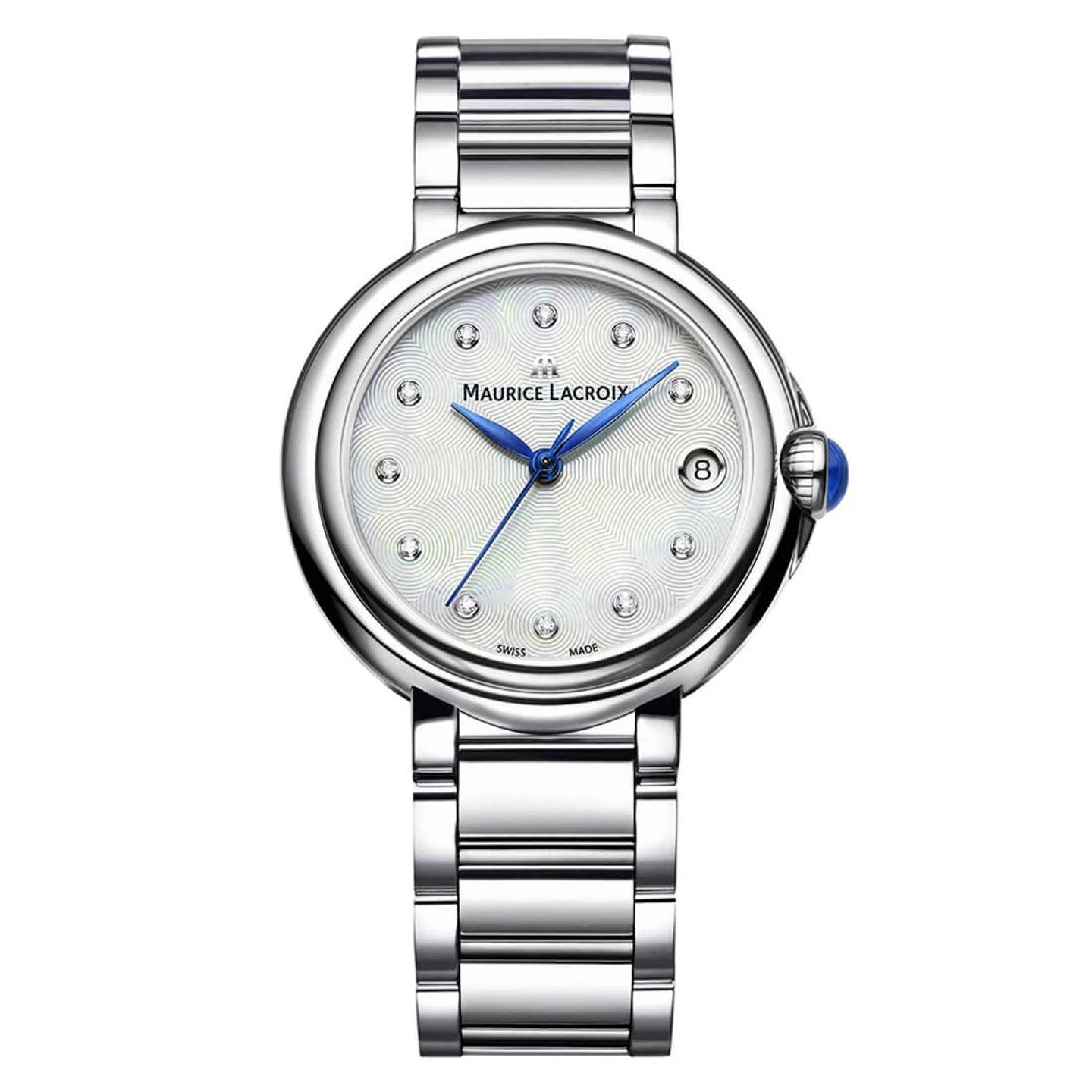Maurice Lacroix Fiaba FA1004-SS002-170-1 (2023) - Pearl dial 32 mm Steel case (3/3)