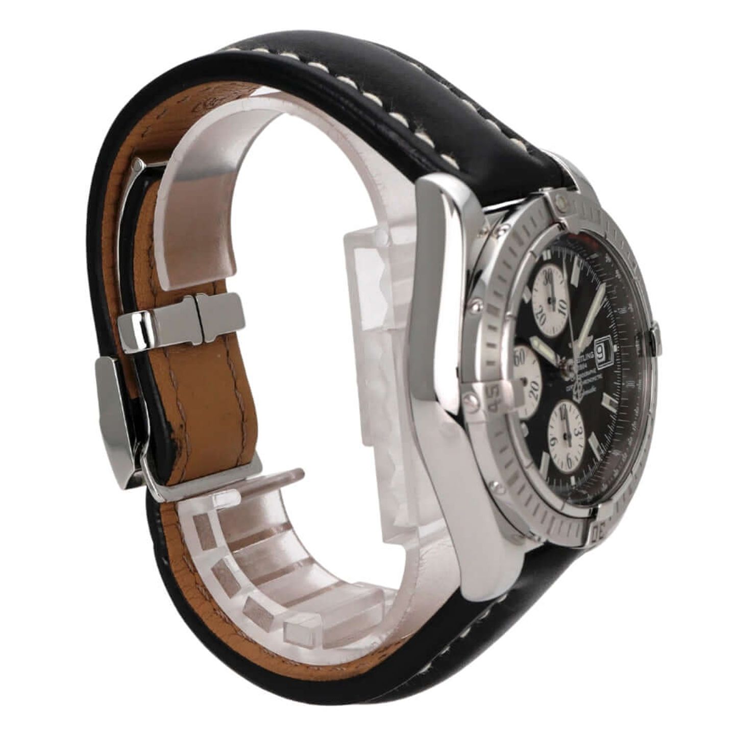 Breitling Chronomat Evolution A13356 (2007) - Zwart wijzerplaat 44mm Staal (4/8)