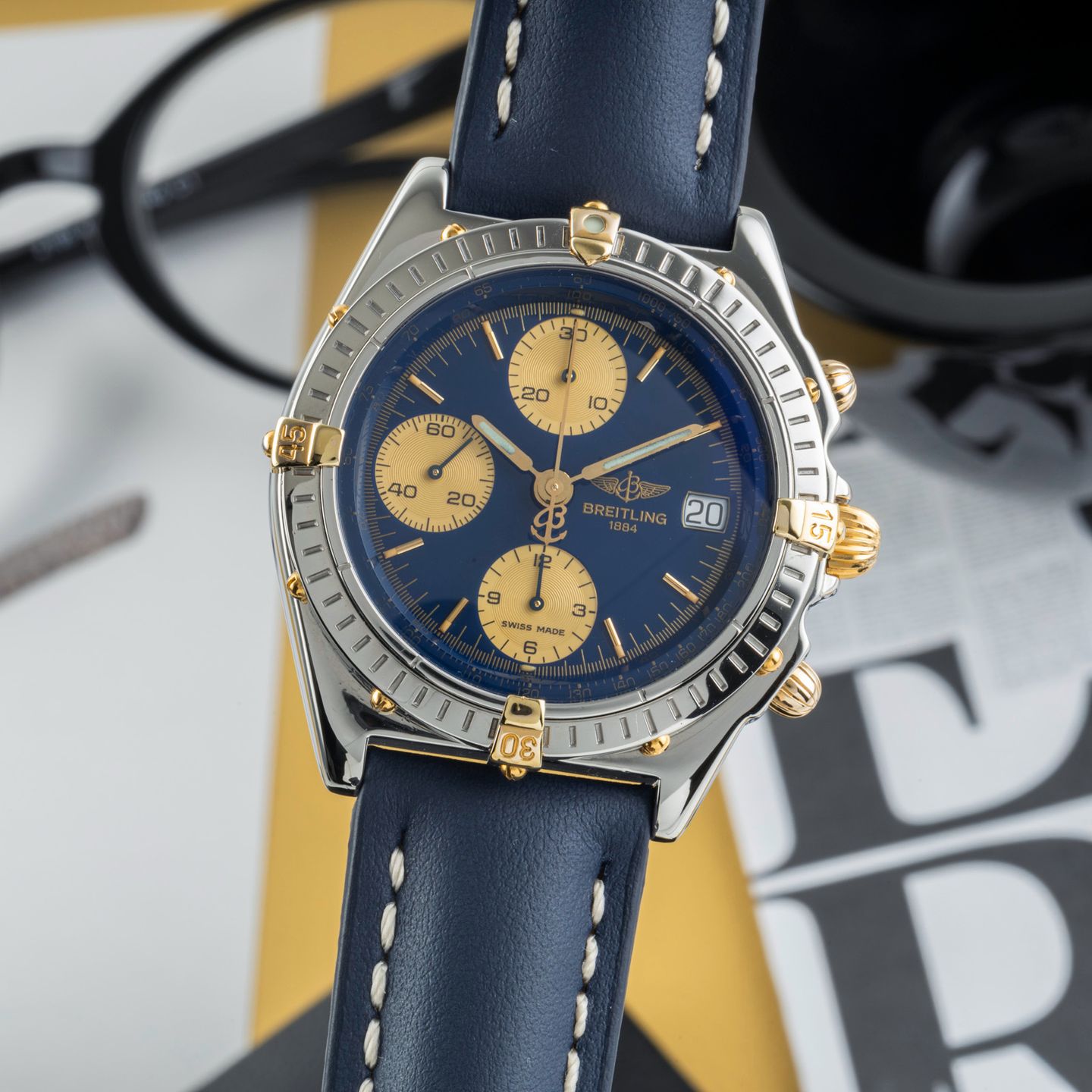 Breitling Chronomat B13050 (1995) - 39 mm Steel case (3/8)