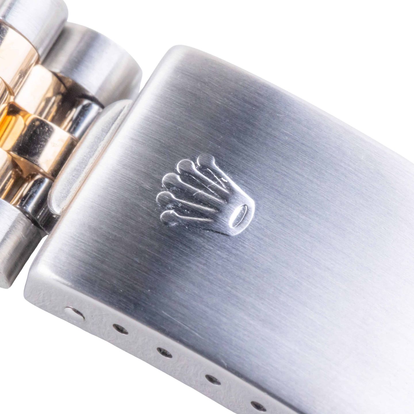 Rolex Datejust 36 16233 (1990) - Blue dial 36 mm Gold/Steel case (7/8)