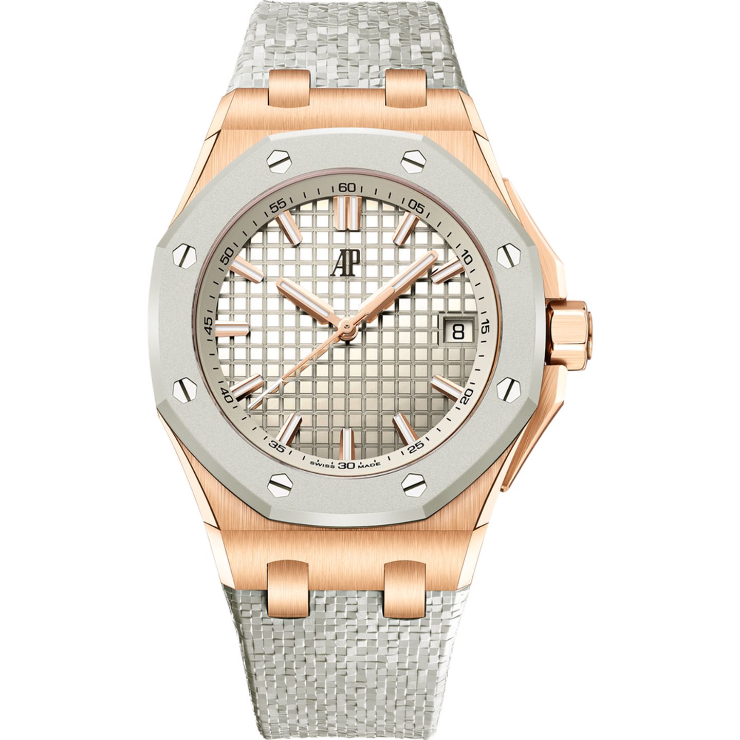 Audemars Piguet Royal Oak Offshore 77605OK.OO.A101CA.01 (2025) - Beige dial 37 mm Rose Gold case (1/1)
